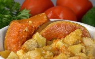 рецепт Мясо с картошкой и тыквой в духовке от Кухня Наизнанку