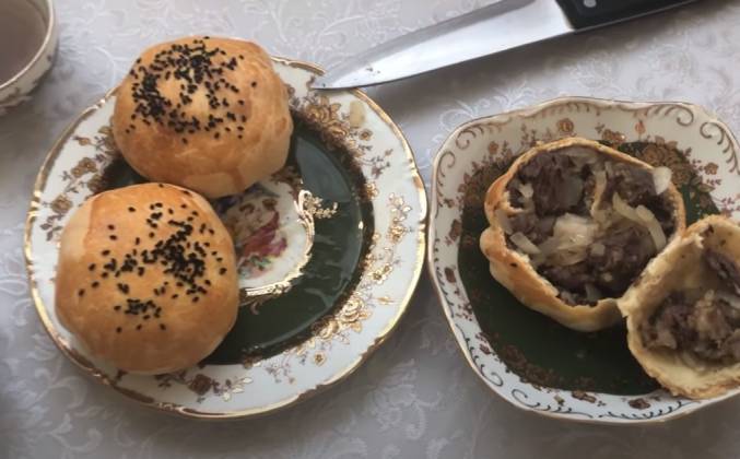 Ошская самса с мясом в духовке рецепт