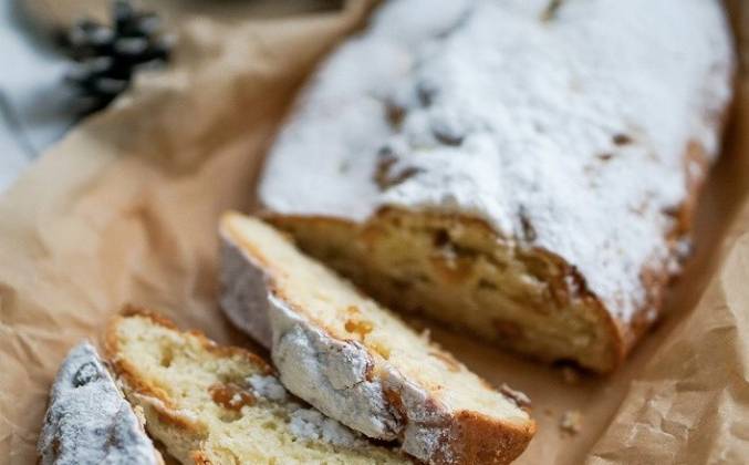 Творожный штоллен Quarkstollen рецепт